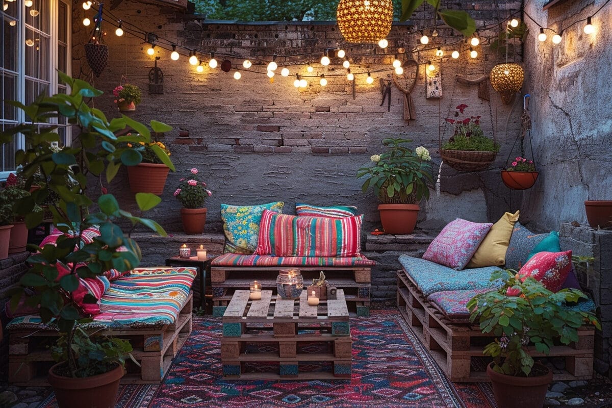 Créer un espace détente extérieur avec peu de moyens