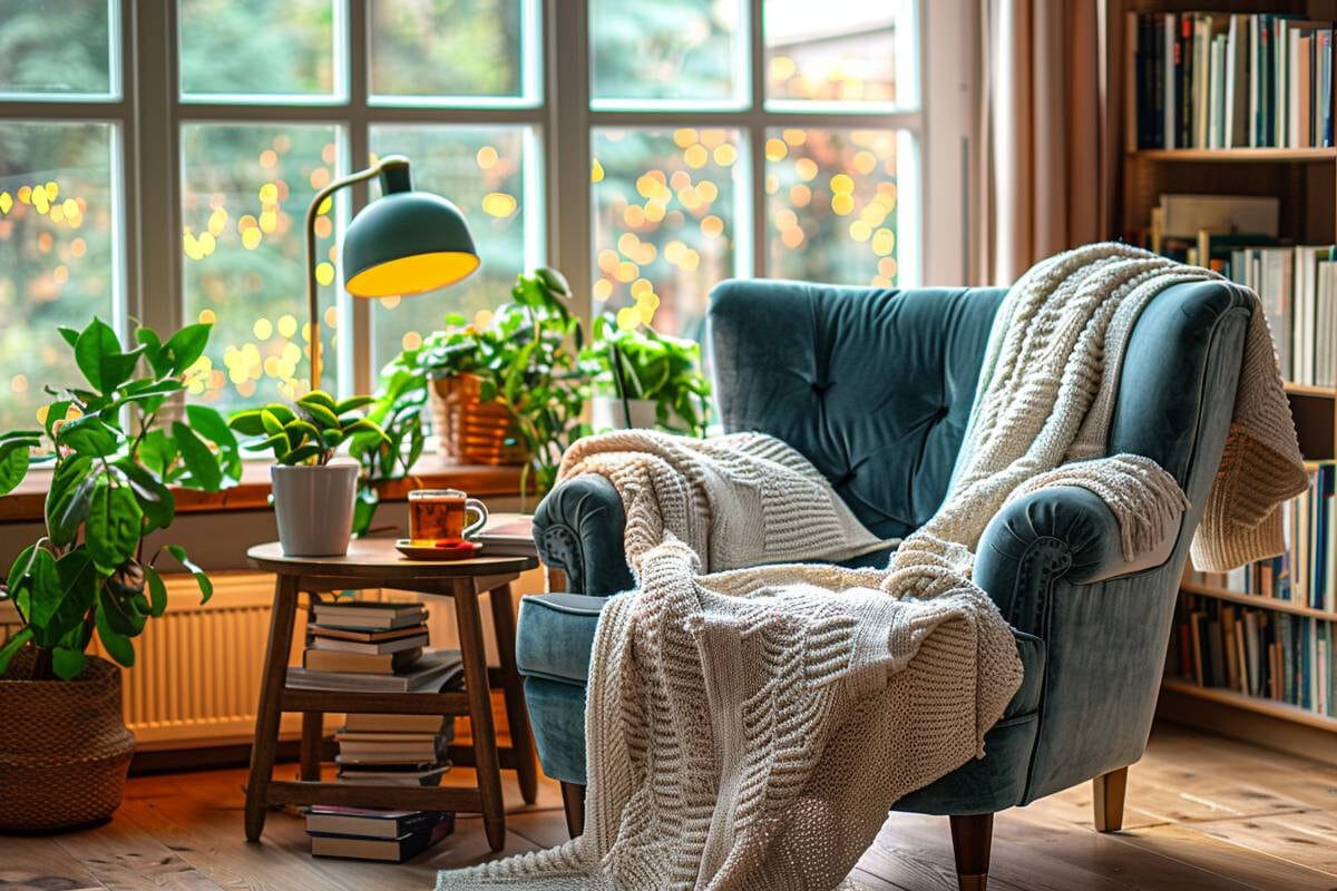 Comment créer un coin lecture cosy dans le salon