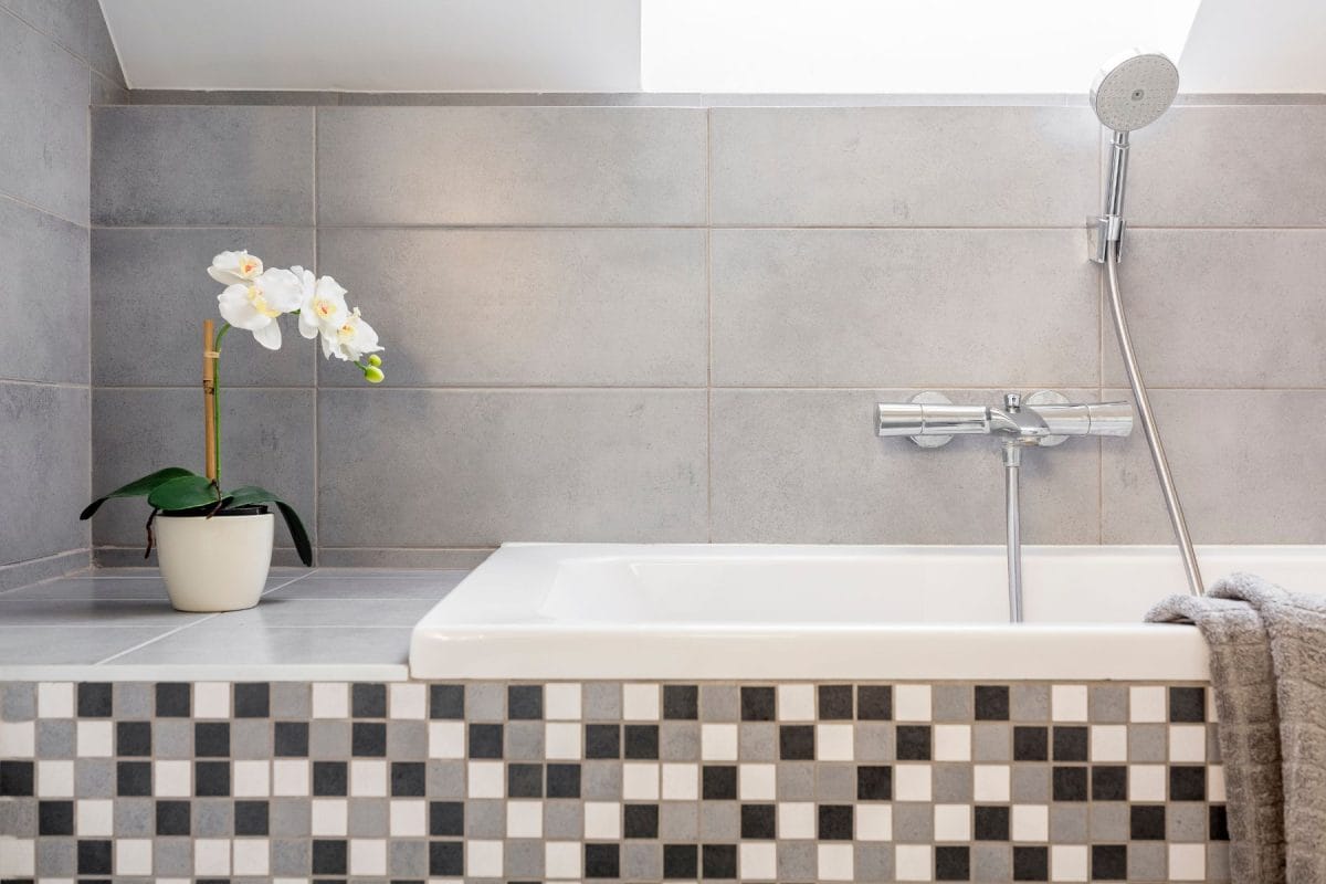 orchidée salle de bain