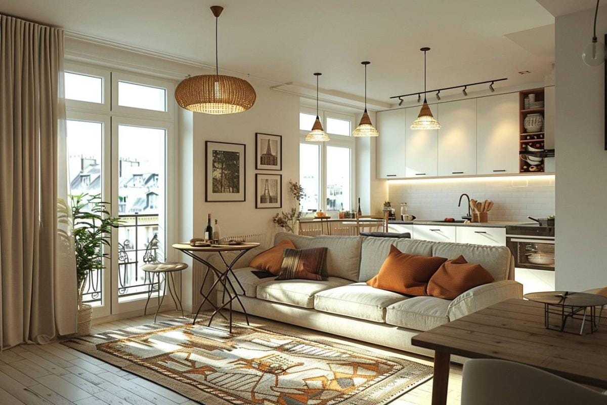 Transformation spectaculaire : un studio de 19m² baigné de lumière au cœur de Paris