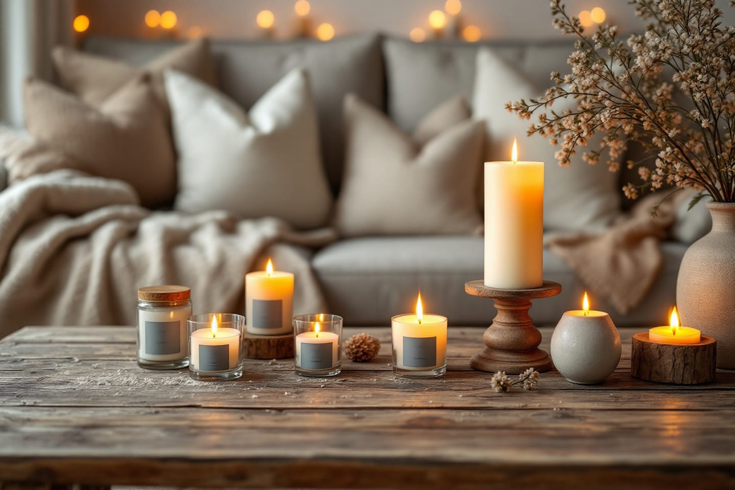 Créez une atmosphère unique avec des bougies parfumées et leurs senteurs envoûtantes
