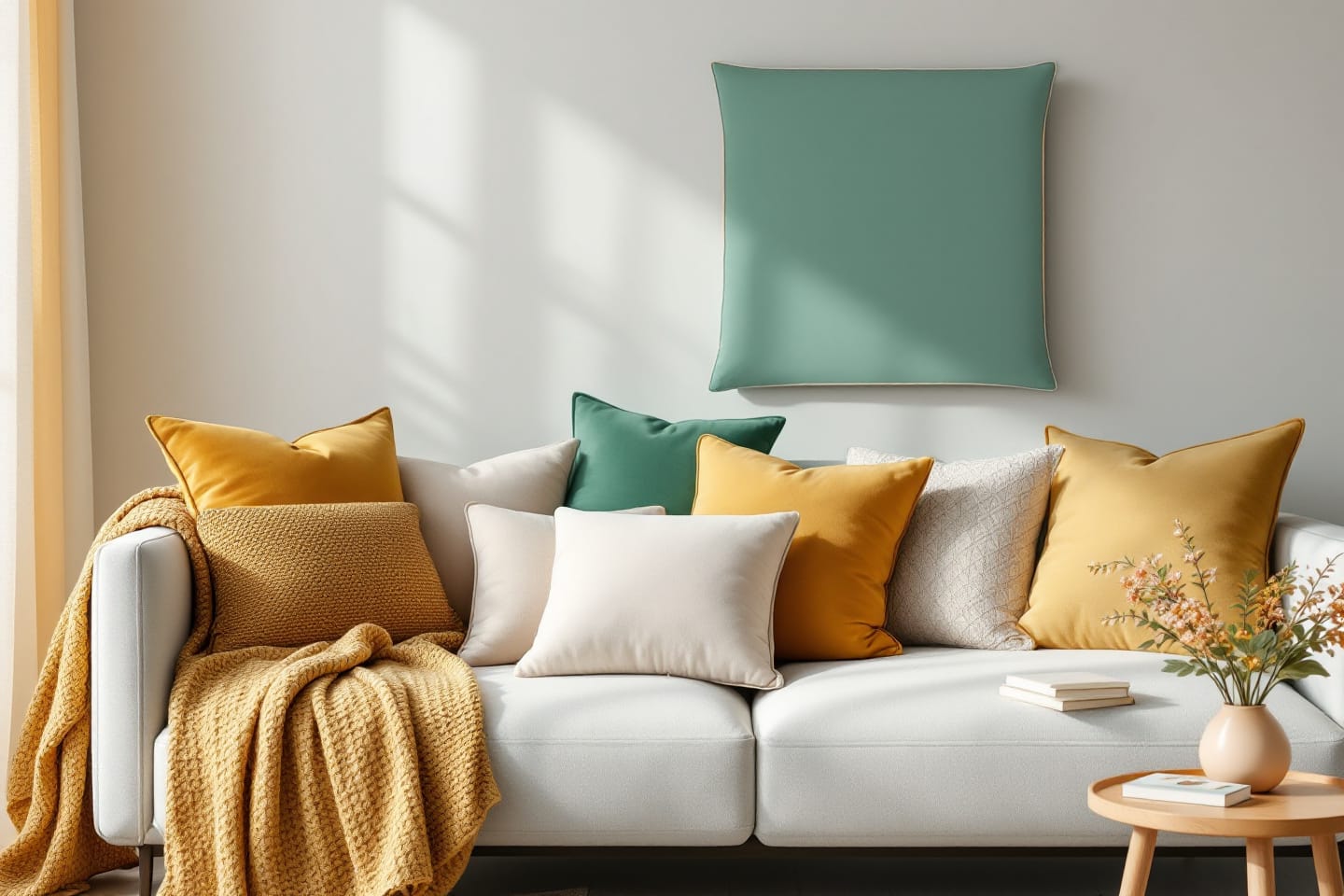 comment disposer les coussins sur votre canape pour salon style 2