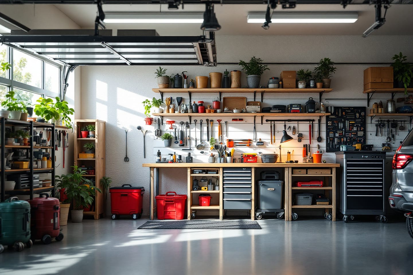 eclairer garage pour transformer espace fonctionnel agreable 1