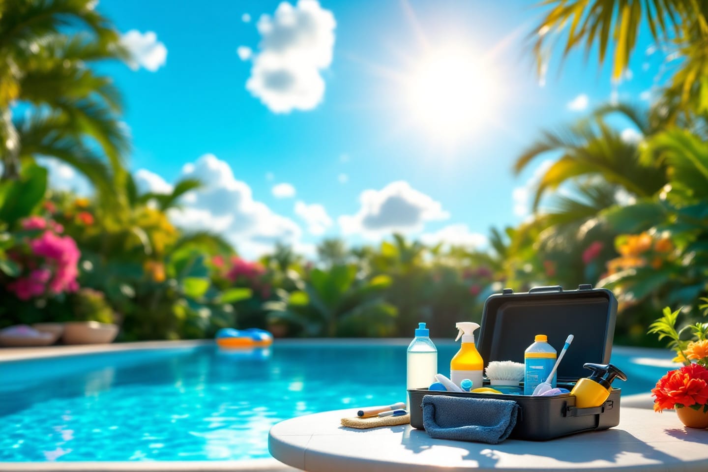 retrouvez une eau claire saine dans votre piscine eliminant trouble 2