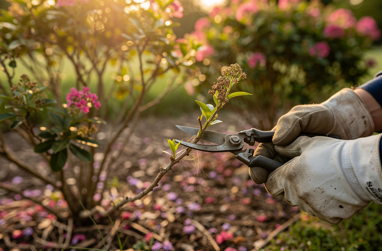  Pour stimuler la floraison du Lilas des Indes, il est crucial d’assurer une exposition solaire d’au moins six heures, un substrat bien drainé et une fertilisation adaptée. Un arrosage maîtrisé et une taille réalisée au bon moment favorisent l’apparition de grappes florales abondantes, transformant le jardin en un spectacle coloré tout l’été. 