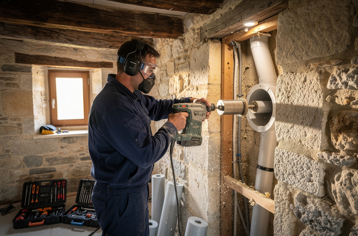  Le coût d’installation d’une VMC dans une maison ancienne dépend du type de ventilation mécanique contrôlée (VMC simple flux ou double flux), de la complexité du bâti et des adaptations à prévoir. Les prix s’échelonnent de 250 € pour une VMC simple flux à plus de 7 700 € pour une double flux performante, le tout influencé par la surface, le nombre de pièces humides et l’accessibilité du logement. 
